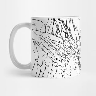 Broken glass texture Mug